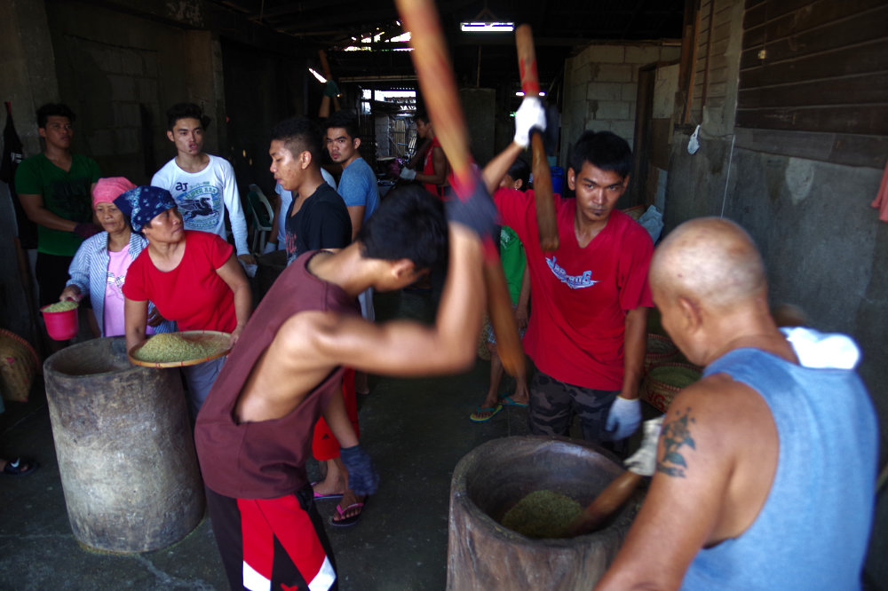 The winnowing of Duman in Santa Monica Sta. Rita
